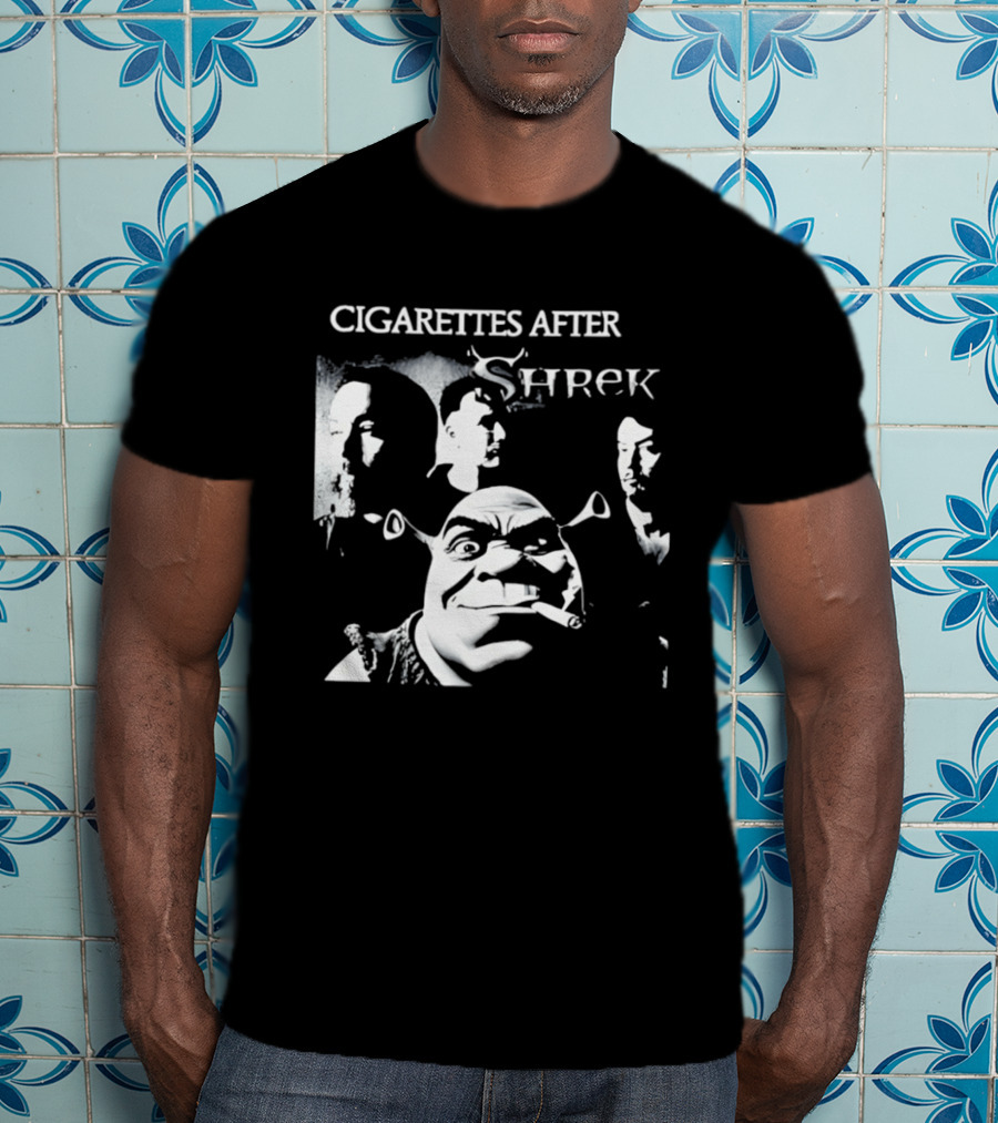 Cigarettes After Shrek Smoking Smutty Memories T-Shirt