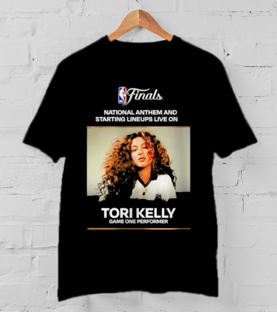 NBA Finals Tori Kelly Game One Performer National Anthem And Starting Lineups Live T-Shirt