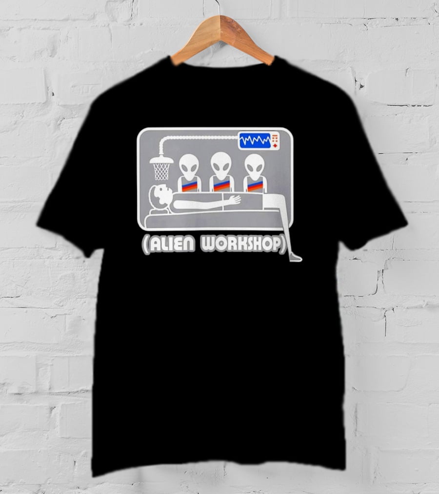 Victor Wembanyama Alien Workshop UFO Basketball Experiment T-Shirt