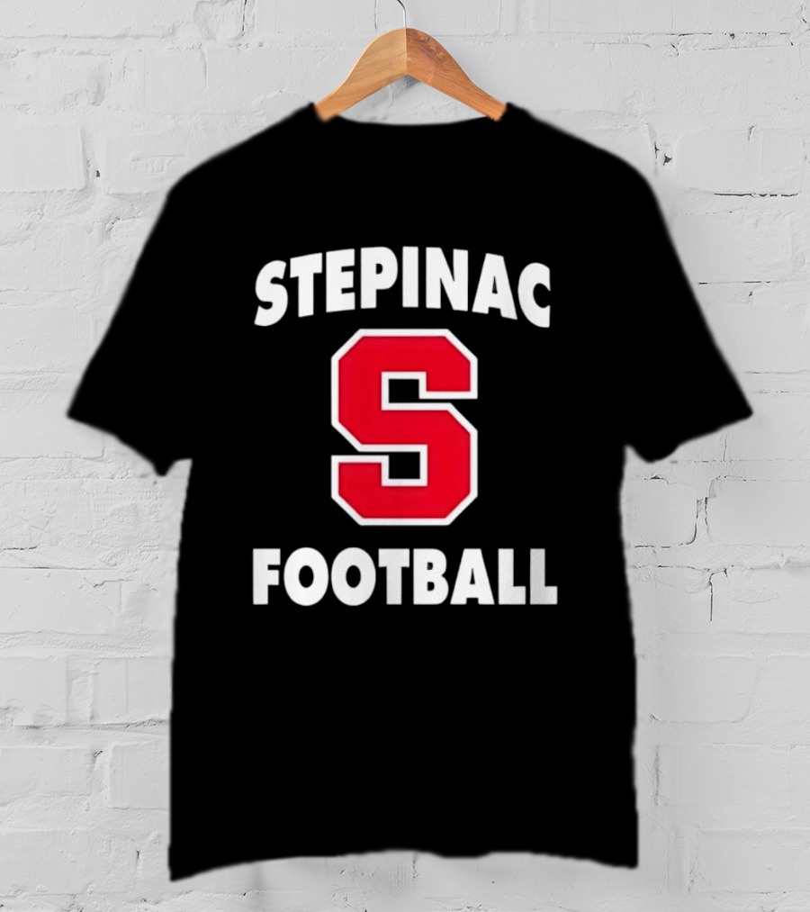 Stepinac Football Red S Bold Lettering T-Shirt