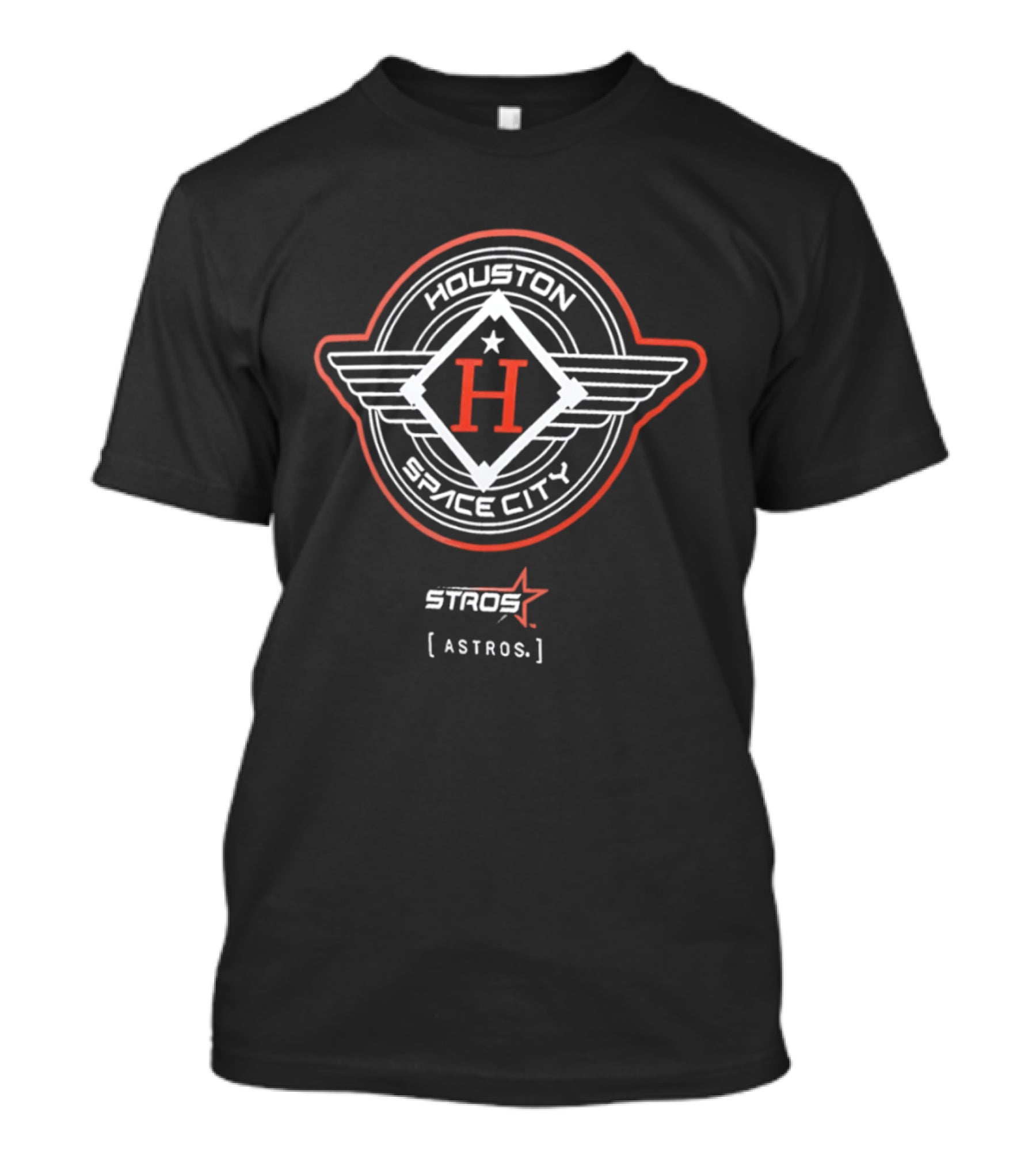 Houston Space City Stros Astros Diamond Wings H T-Shirt