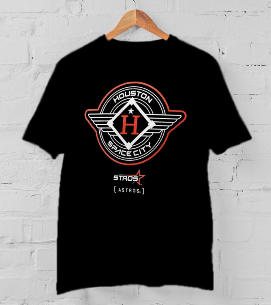 Houston Space City Stros Astros Diamond Wings H T-Shirt