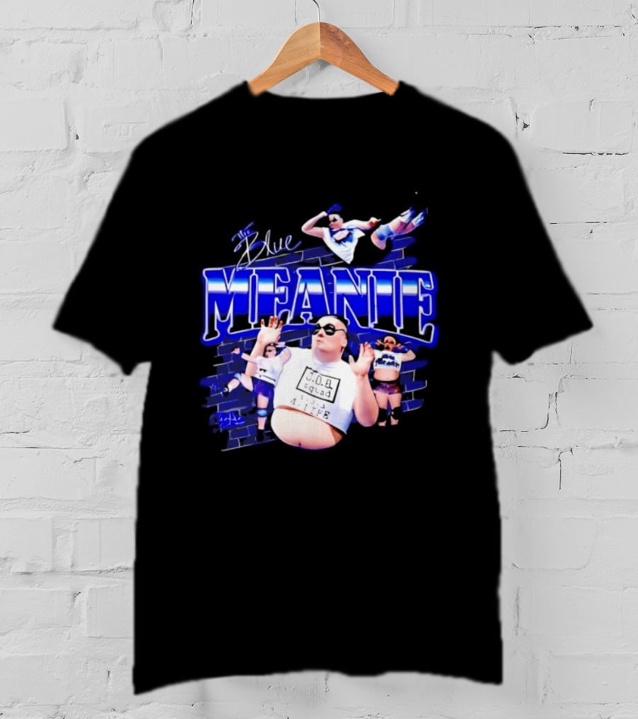 The Blue Meanie Brian Heffron Wrestling T-Shirt