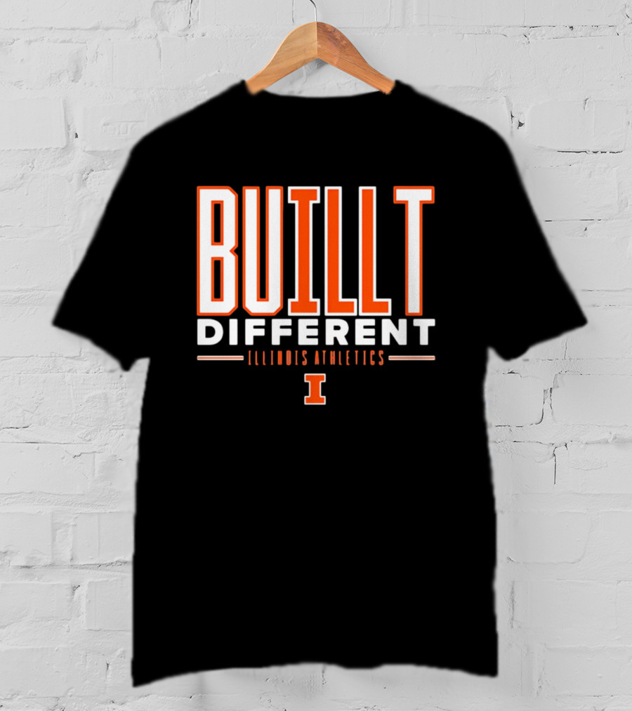 BuILLt Different Illinois Athletics I T-Shirt