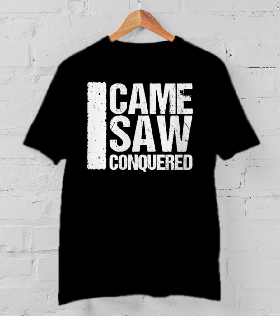 Came Saw Conquered Veni Vidi Vici Julius Caesar History Rome Latin T-Shirt