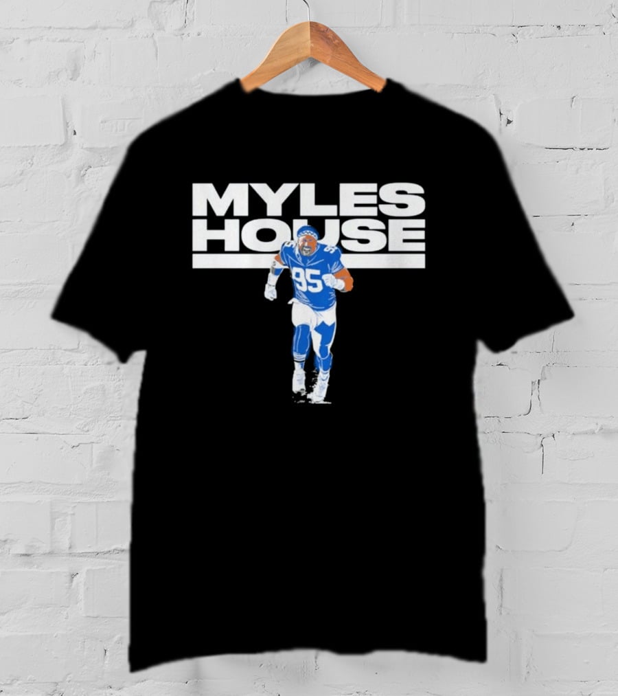 Cleveland Browns Myles House 95 Myles Garrett NFLPA T-Shirt