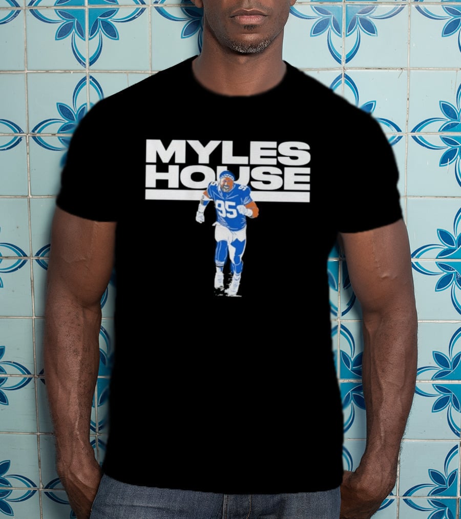 Cleveland Browns Myles House 95 Myles Garrett NFLPA T-Shirt