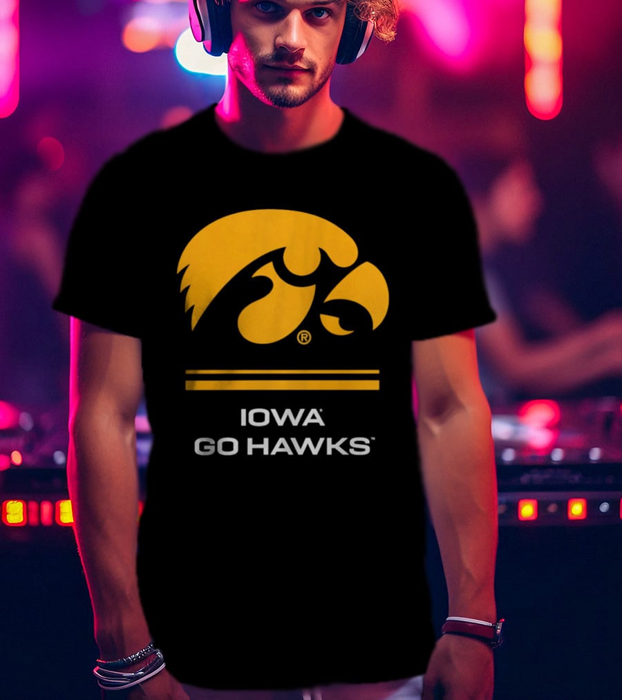 Iowa Hawkeyes Go Hawks T-Shirt
