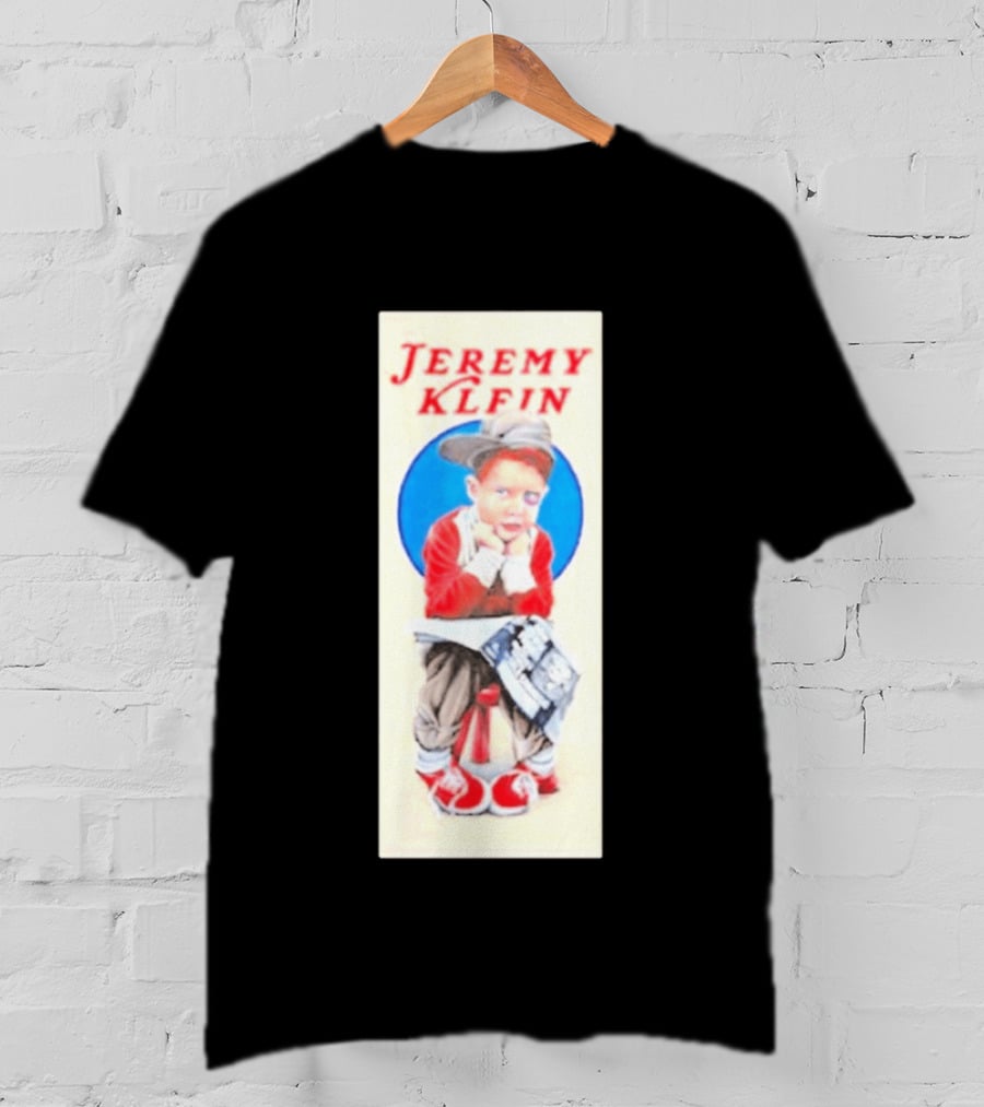 Jeremy Klein World Industries Kid Sitting On Stool T-Shirt