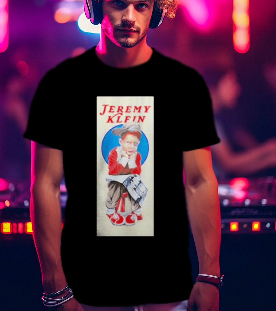 Jeremy Klein World Industries Kid Sitting On Stool T-Shirt