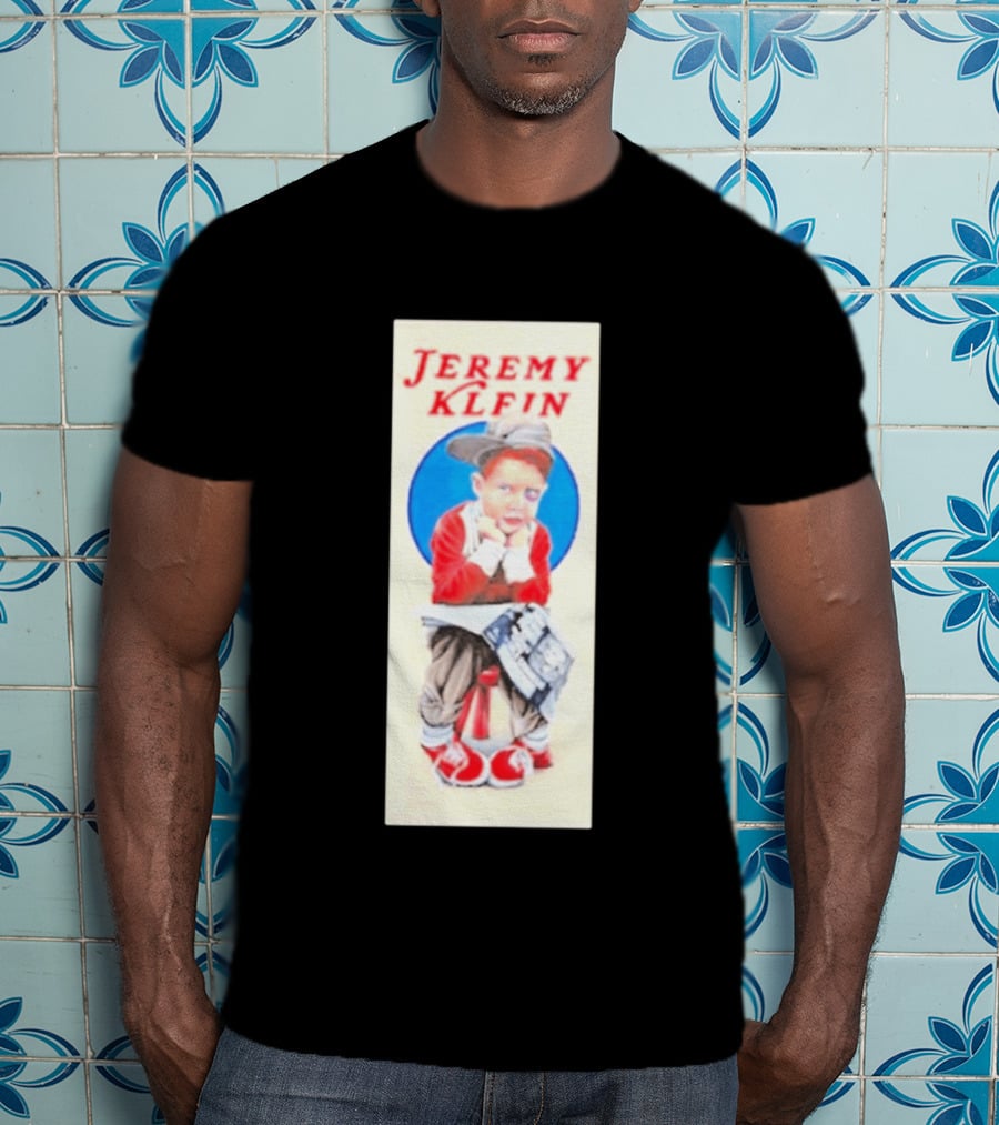 Jeremy Klein World Industries Kid Sitting On Stool T-Shirt
