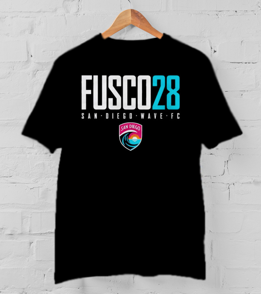 Fusco 28 San Diego Wave FC National Women's Soccer League NWSL T-Shirt