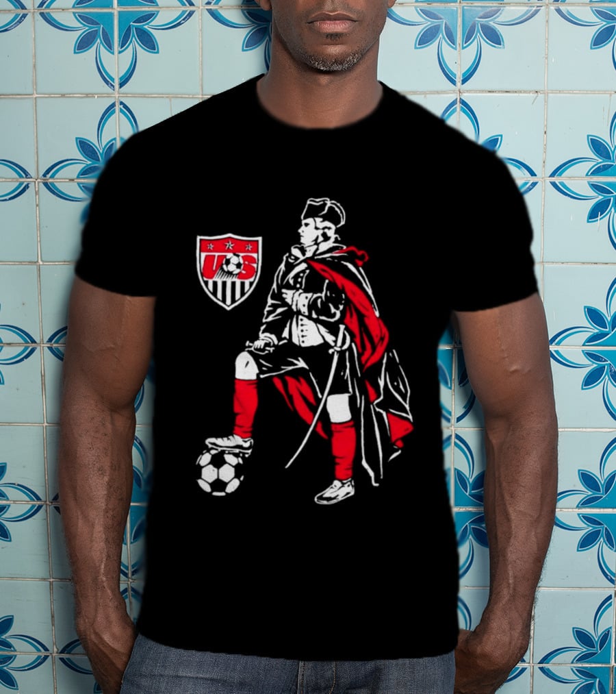 George Washington US Soccer 500 Level GV Cotton Iconic Sports T-Shirt