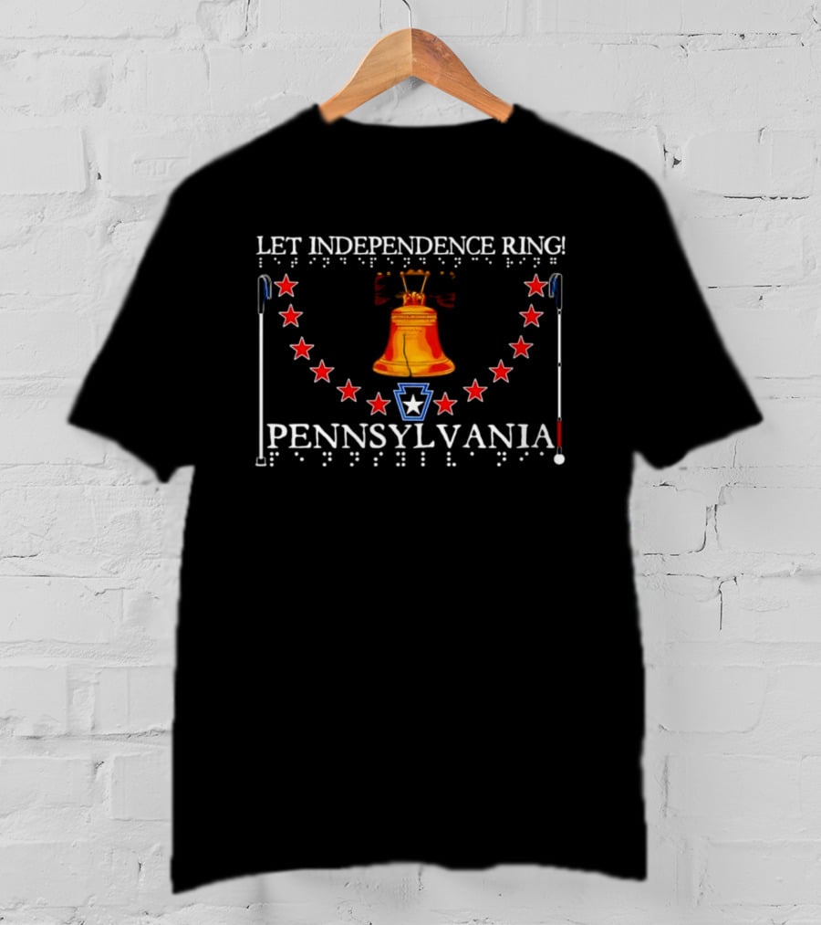 Let Independence Ring Pennsylvania Liberty Bell Stars T-Shirt