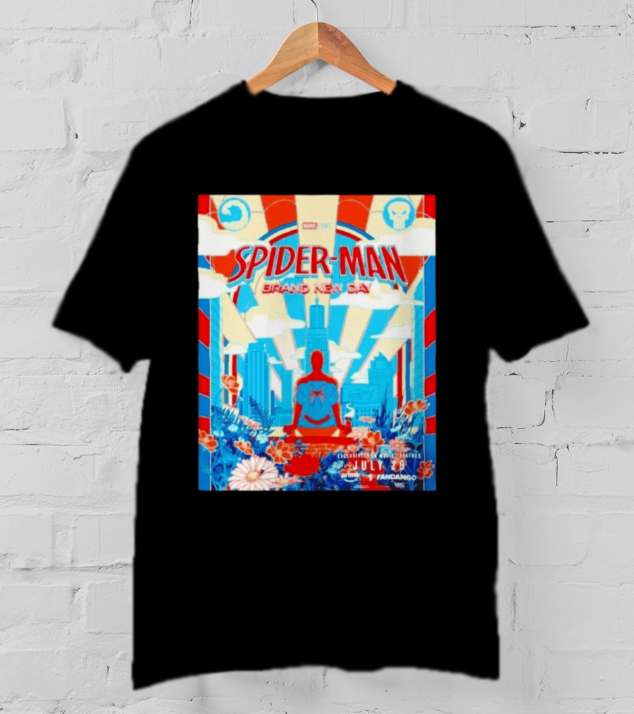 Marvel Studios Spider Man Brand New Day Exclusive Release July 29 Fandango Promotion T-Shirt