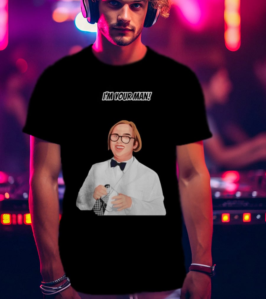 Max And Paddy I Am Your Man Bow Tie White Jacket T-Shirt