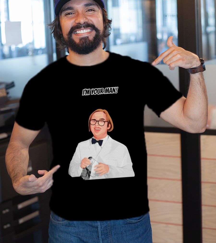 Max And Paddy I Am Your Man Bow Tie White Jacket T-Shirt