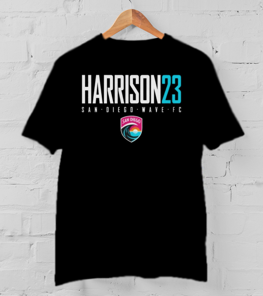 Harrison 23 San Diego Wave FC Soccer Team San Diego Wave T-Shirt