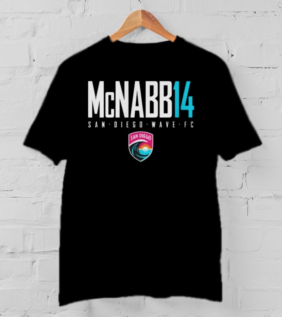 San Diego Wave FC McNabb 14 Team T-Shirt