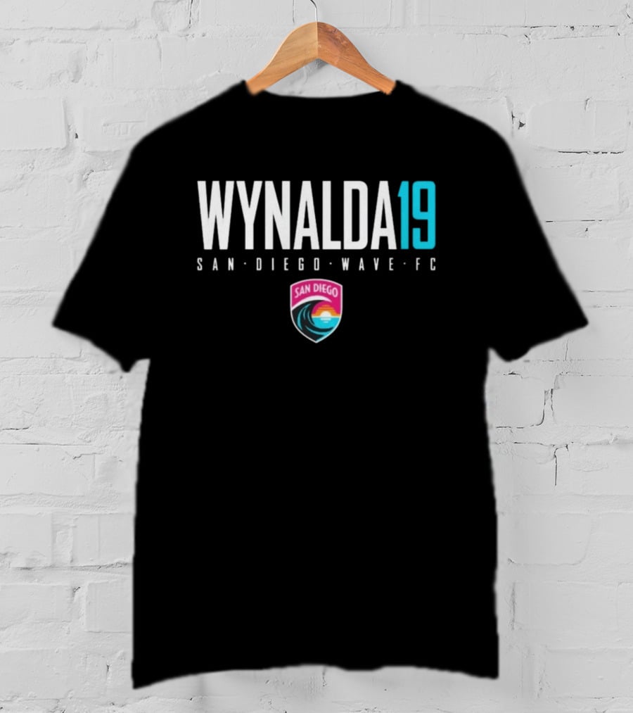 San Diego Wave FC Wynalda 19 Soccer Team T-Shirt