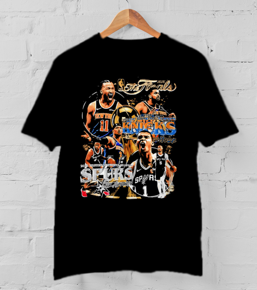 NBA 2026 Finals New York Knicks Vs San Antonio Spurs Matchup Highlights T-Shirt