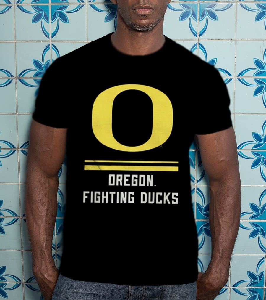 Oregon Fighting Ducks Yellow O T-Shirt