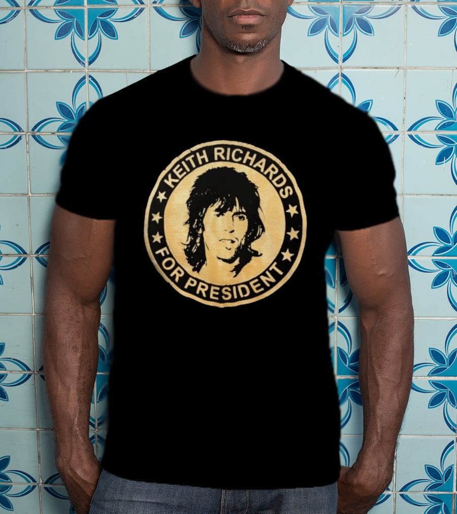Original Keith Richards For President T-Shirt