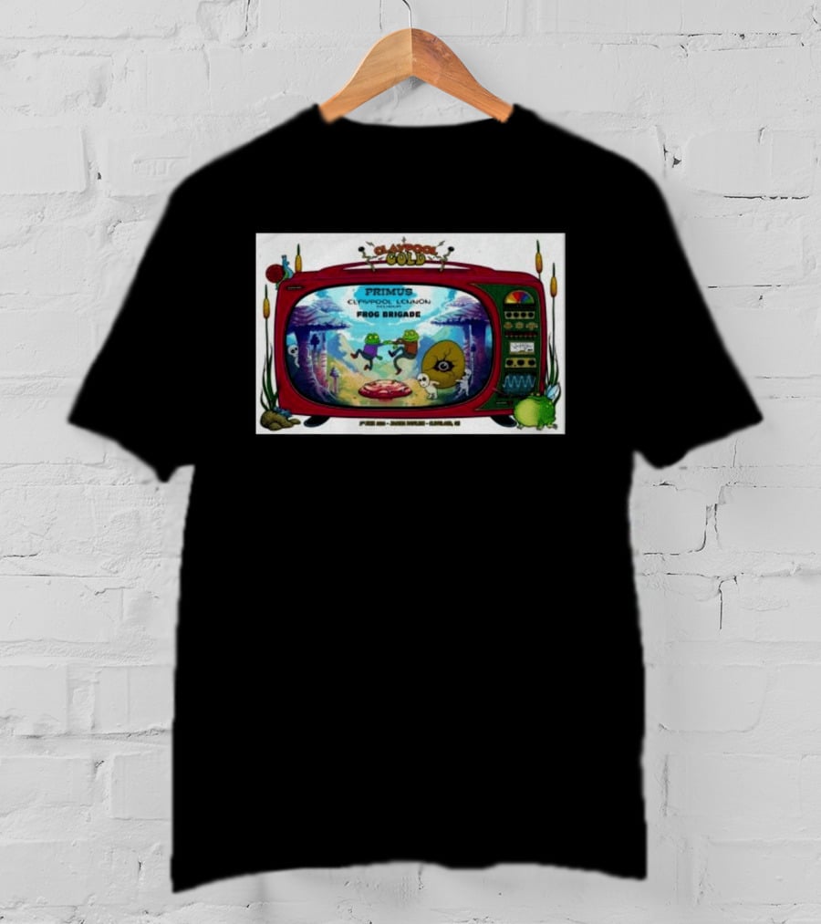 Primus Claypool Lennon Delirium Frog Brigade Tour Cleveland June 2 2026 T-Shirt