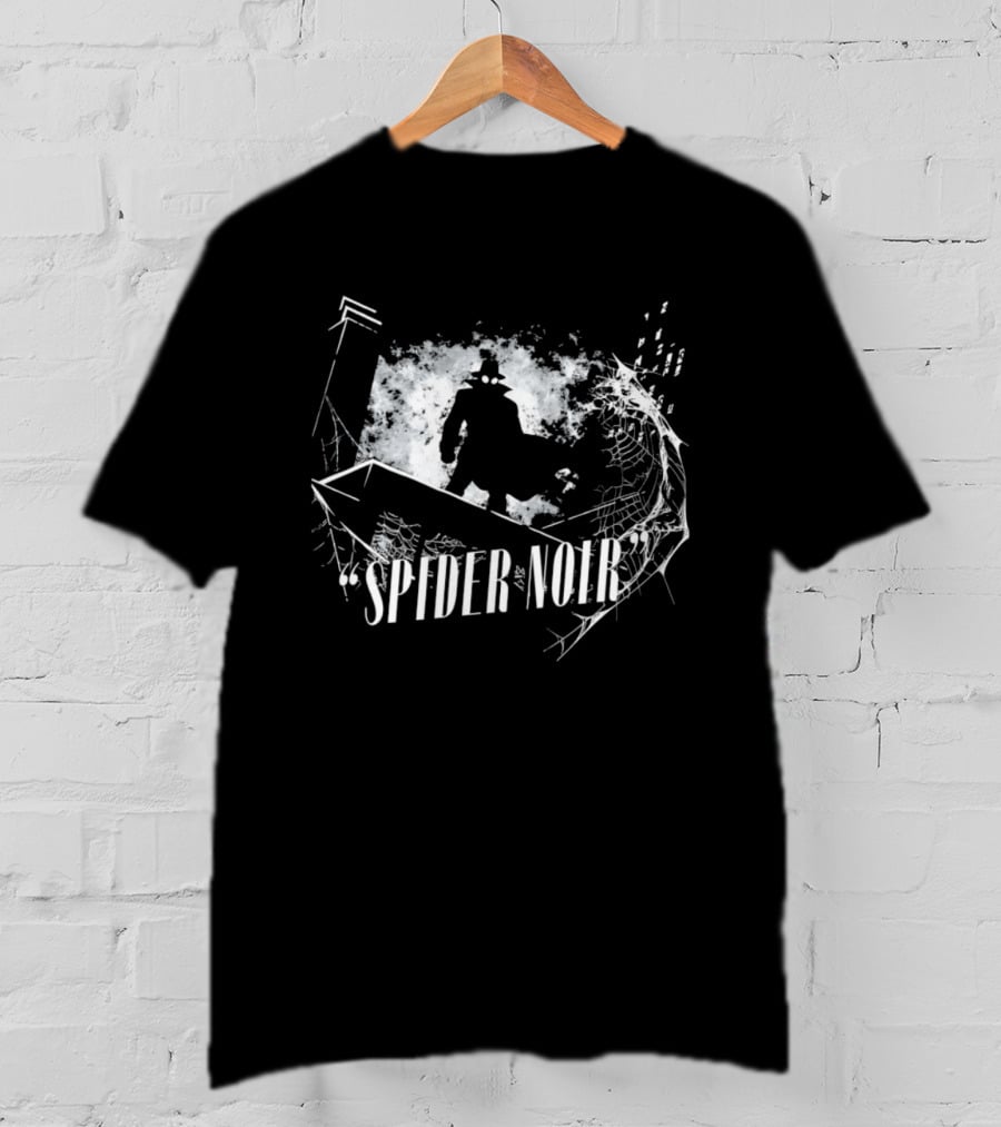 Spider Noir Animated Series Crossover Noir T-Shirt
