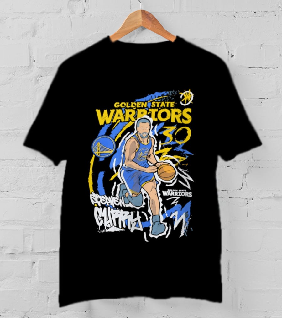 Golden State Warriors Stephen Curry 30 Basketball Player T-Shirt