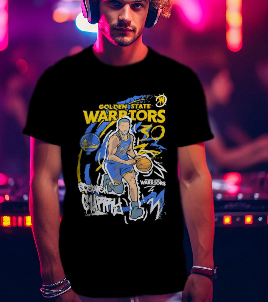 Golden State Warriors Stephen Curry 30 Basketball Player T-Shirt