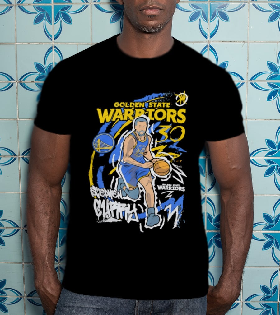 Golden State Warriors Stephen Curry 30 Basketball Player T-Shirt