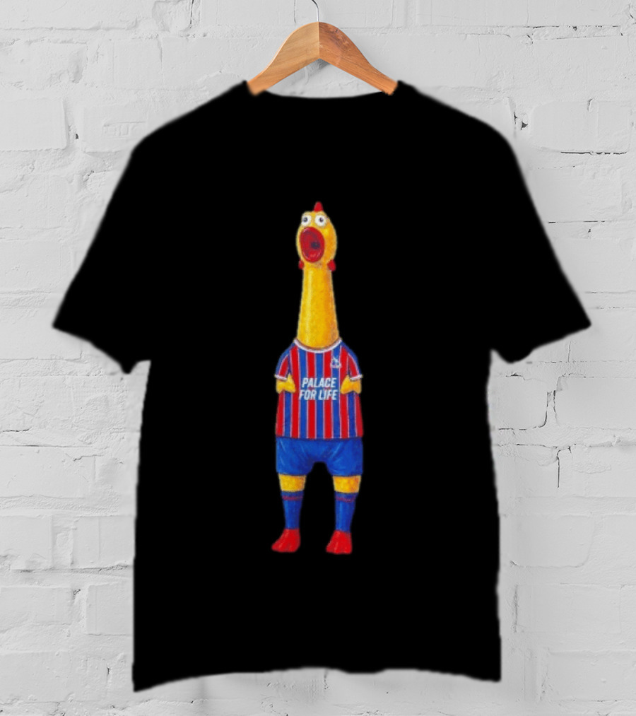 Paxo The Chicken Palace For Life Crystal Palace FC T-Shirt