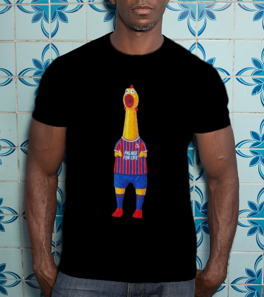 Paxo The Chicken Palace For Life Crystal Palace FC T-Shirt