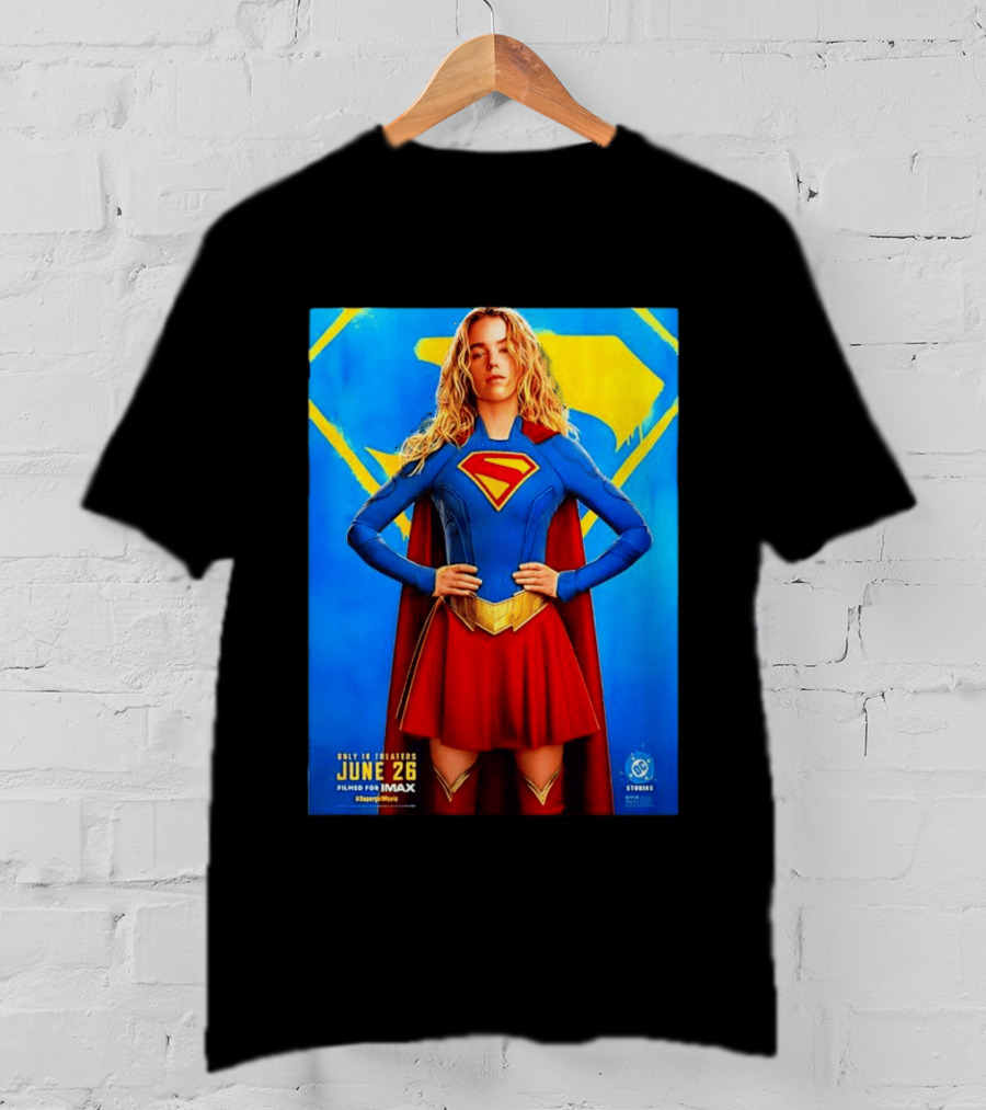 DC Studios Supergirl Movie June 26 Theaters Imax T-Shirt