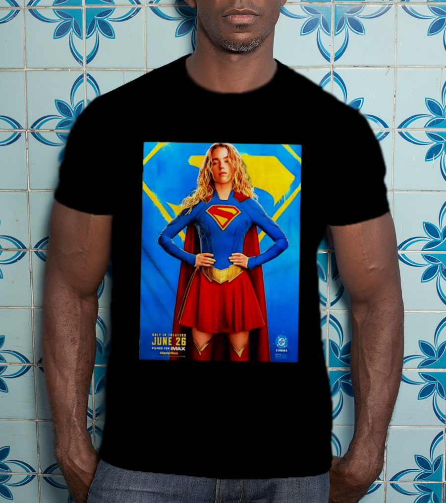 DC Studios Supergirl Movie June 26 Theaters Imax T-Shirt