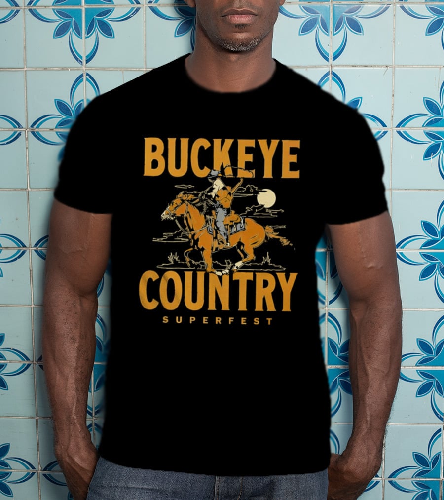 Buckeye Country Superfest Cowboy 2026 Columbus Ohio T-Shirt