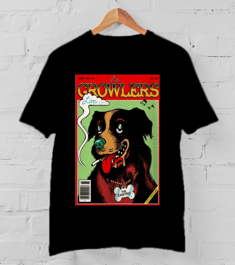 Los Growlers Live Sept 18 19 2026 San Francisco CA The Castro Theatre Dog T-Shirt