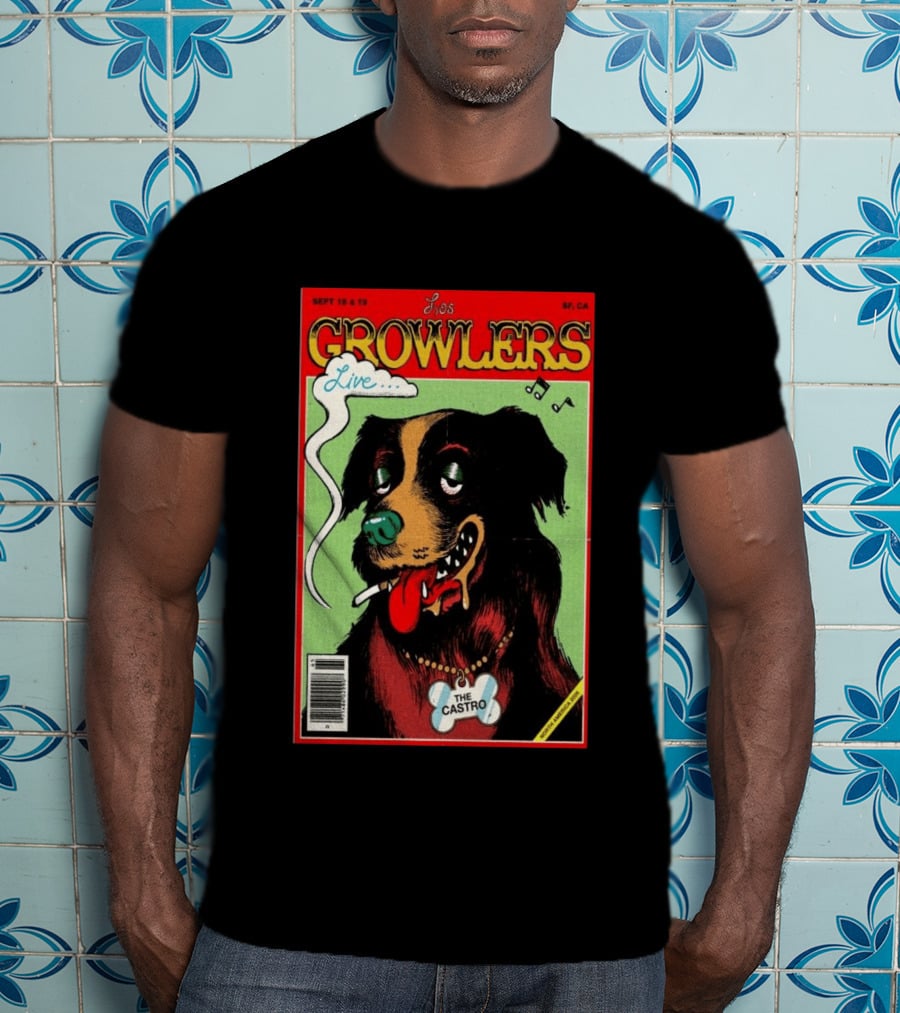 Los Growlers Live Sept 18 19 2026 San Francisco CA The Castro Theatre Dog T-Shirt
