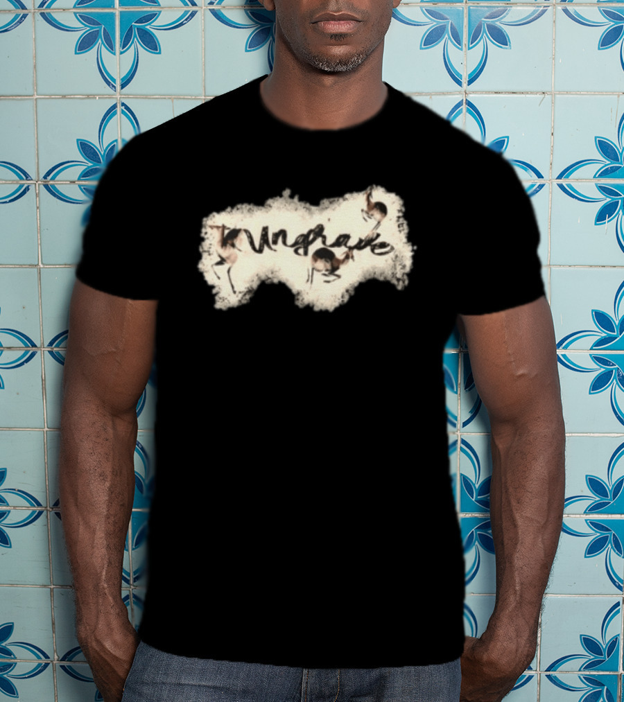 Ungrave Brown Shadow Deer Ungrave T-Shirt