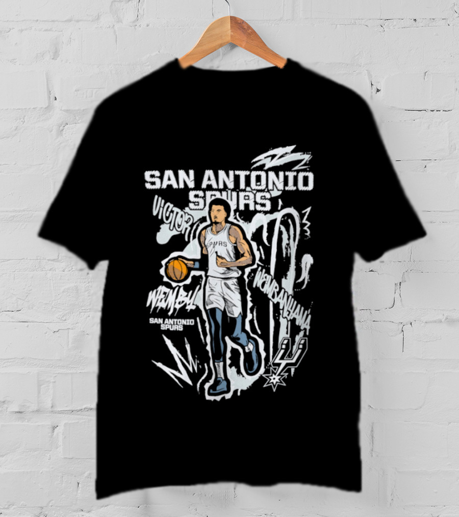San Antonio Spurs Victor Wembanyama Basketball Player Wemby 22 T-Shirt