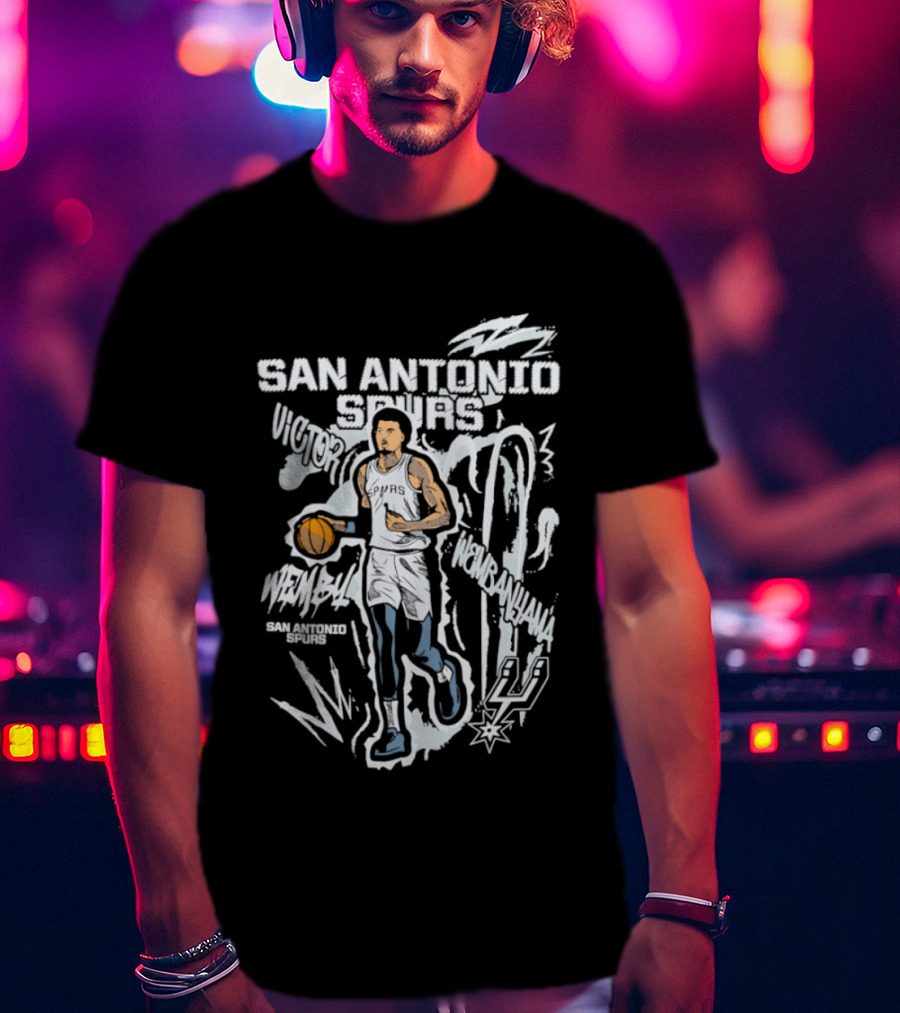 San Antonio Spurs Victor Wembanyama Basketball Player Wemby 22 T-Shirt