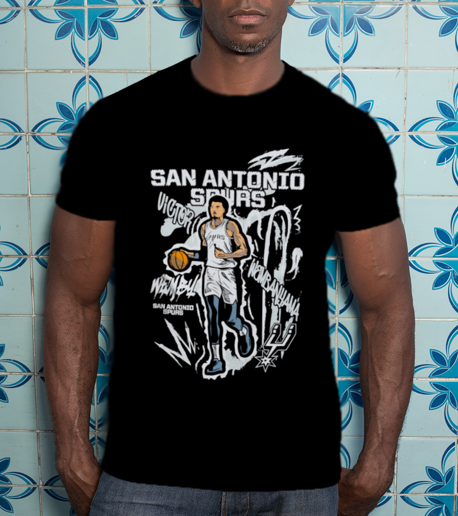 San Antonio Spurs Victor Wembanyama Basketball Player Wemby 22 T-Shirt