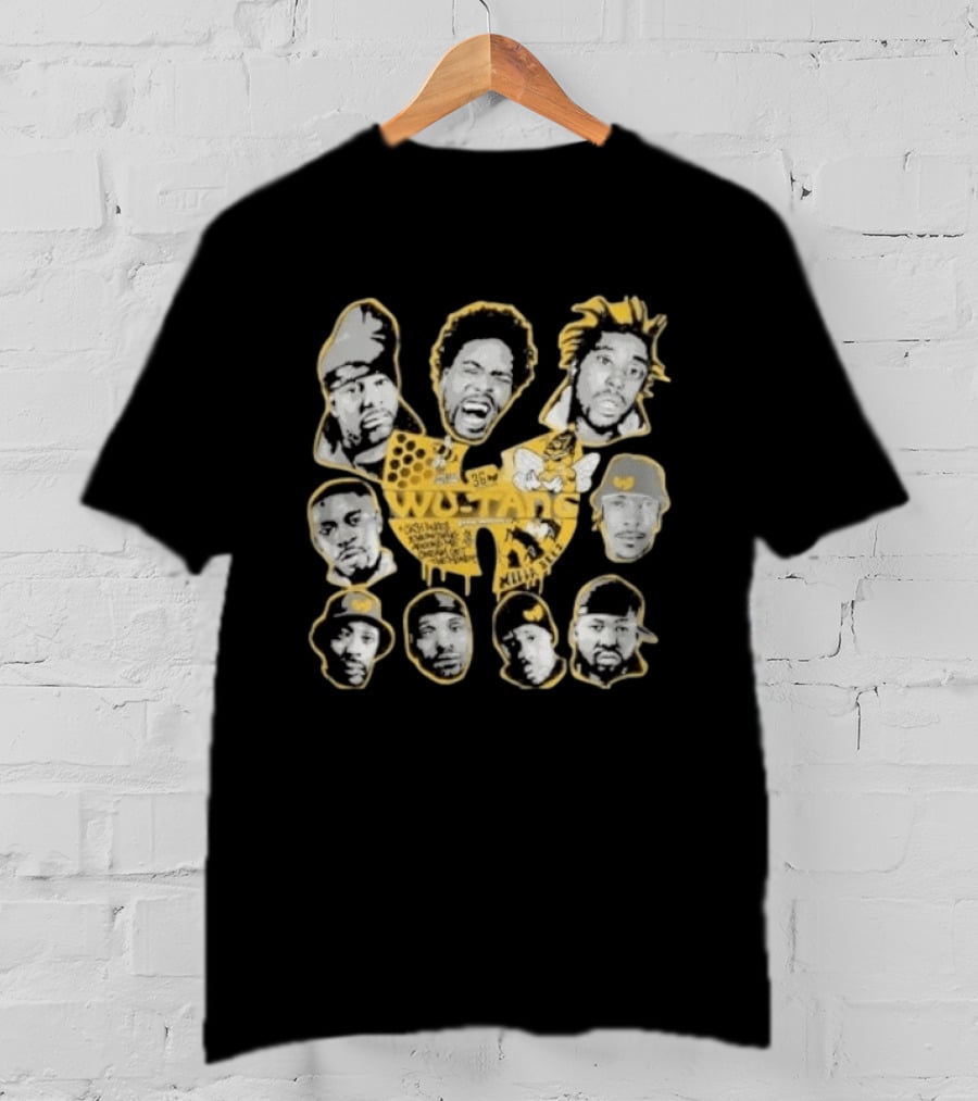 Wu Tang Clan The Final Chamber Tour 2026 Iconic Members Collage 36th Chamber T-Shirt