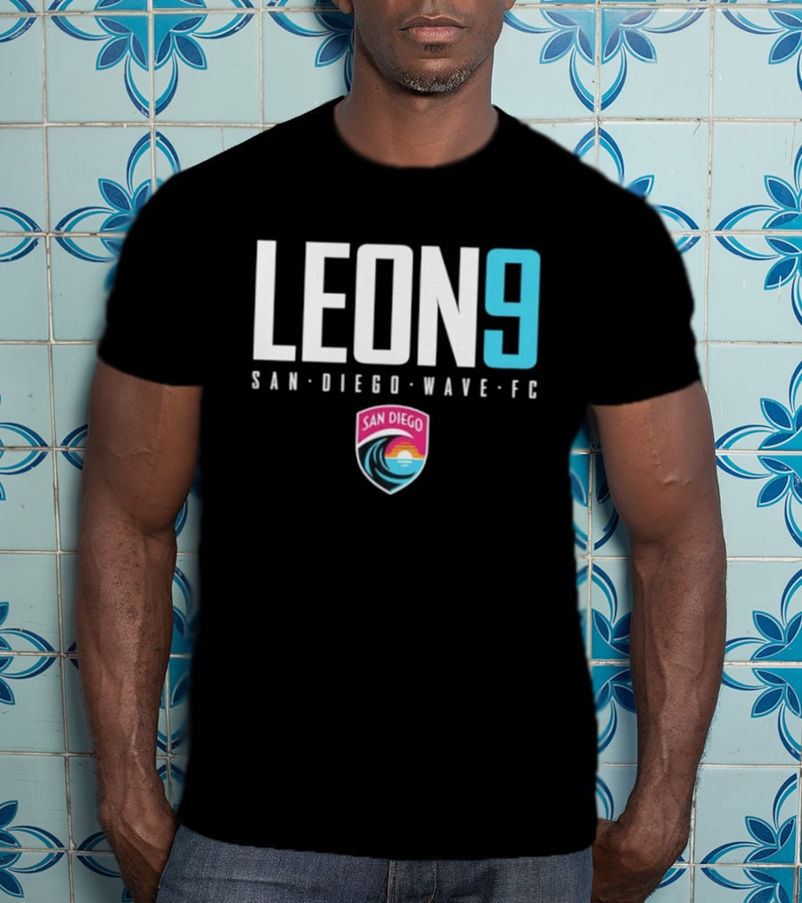 Adriana Leon 9 San Diego Wave FC T-Shirt