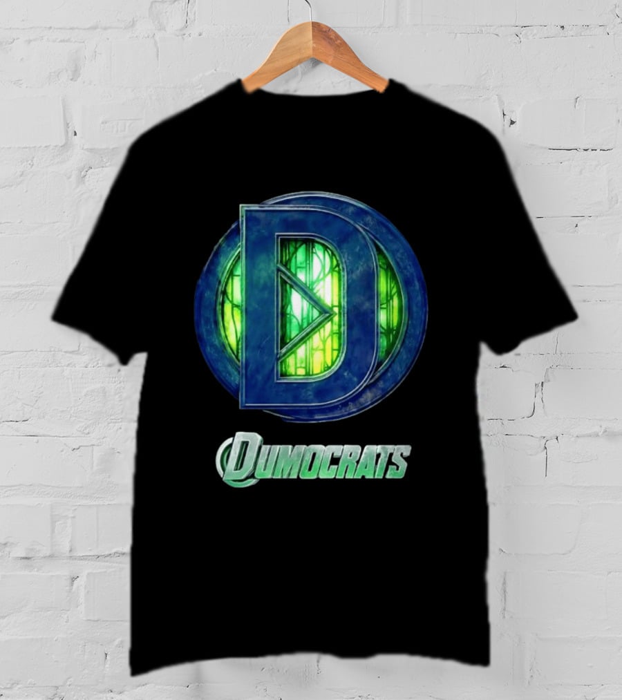 Dumocrats Political D Symbol Green Glass T-Shirt