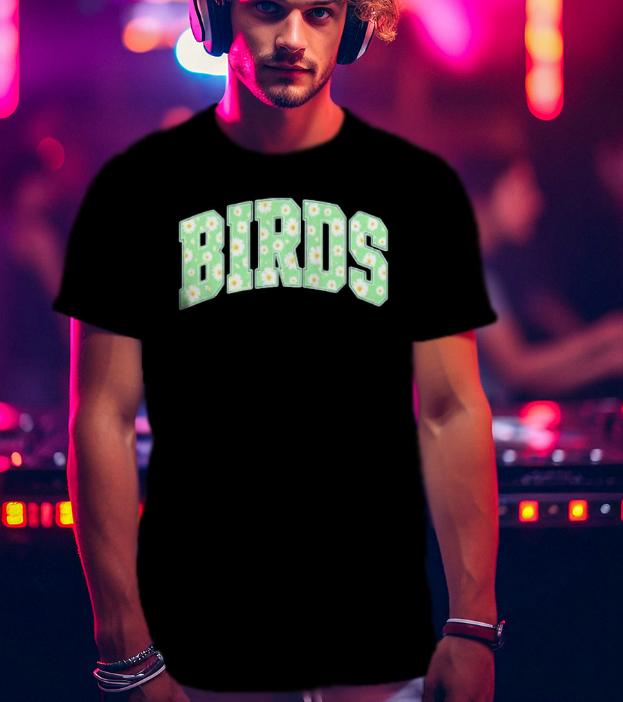 Birds Kelly Green Philadelphia Football Daisy T-Shirt