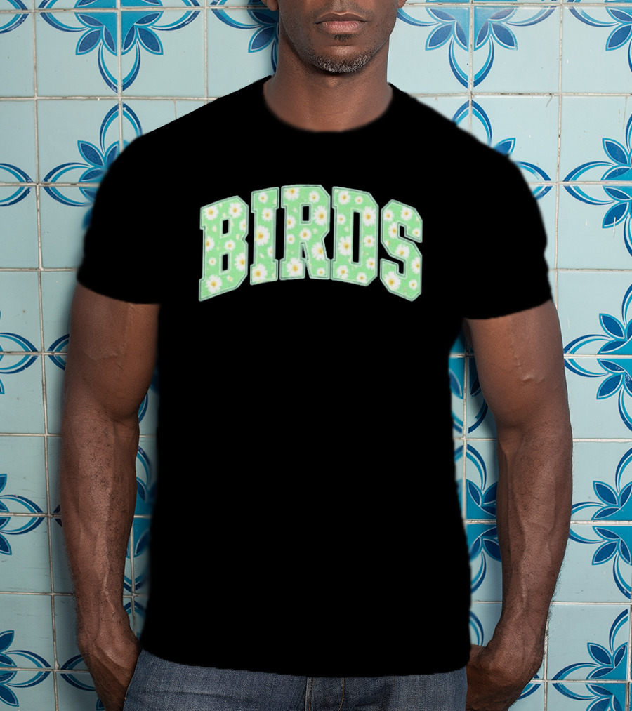 Birds Kelly Green Philadelphia Football Daisy T-Shirt