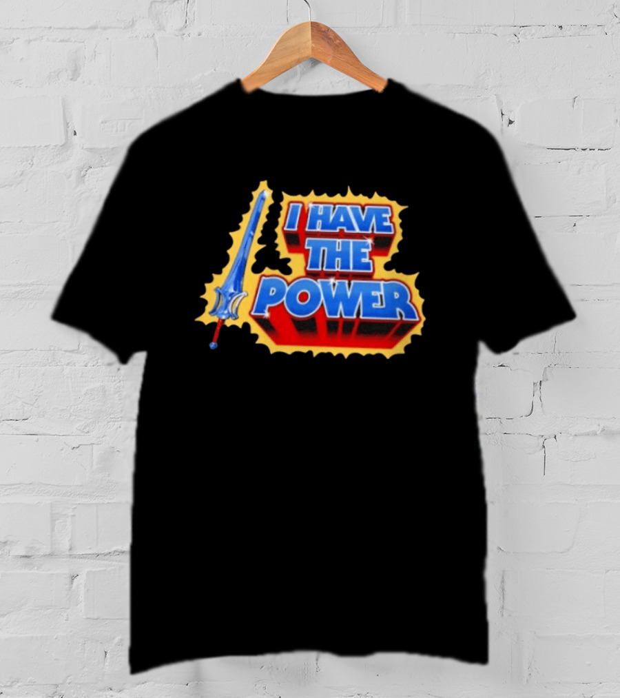I Have The Power He Man Vintage Masters Of The Universe Sword T-Shirt