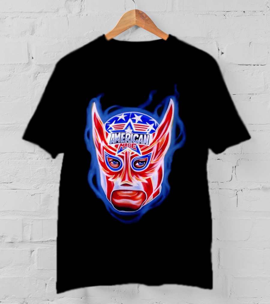 Cody Rhodes American Made Luchador Mask Star Spangled T-Shirt